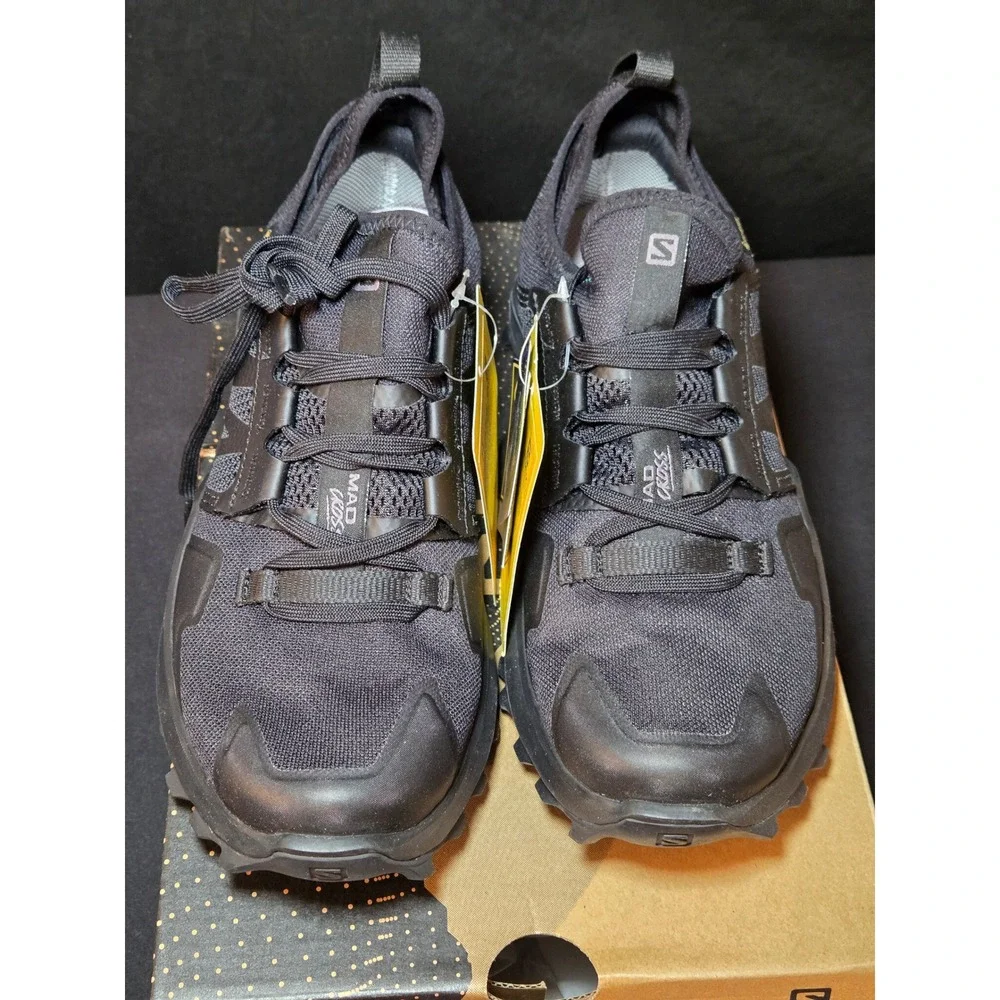 Salomon‎ Madcross GTX W Womens Trail Running Shoes Black Gore-Tex 414447 Size 7